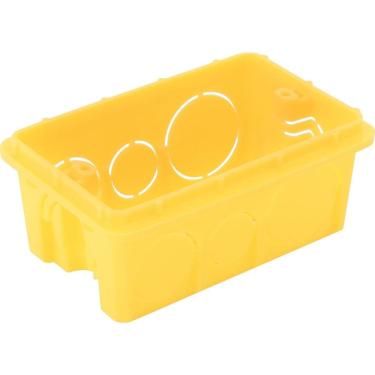 Imagem de Caixa De Embutir Retangular Amarela De PVC 4X2 - 57500044 - TRAMONTINA