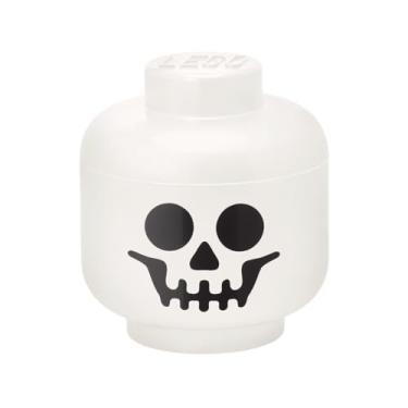 Imagem de Room Copenhagen, Lego Storage Head – Solução de armazenamento empilhável, comporta até 500 tijolos de construção – Grande, esqueleto