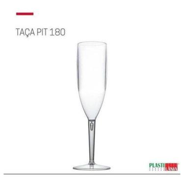 Imagem de Taça De Champanhe - 180Ml - Acrílico - 6 Unidades