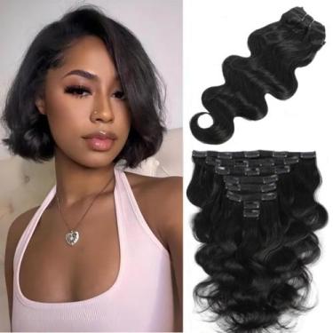 Imagem de Extensões de cabelo Clip In LUMIERE Real Human Hair 20cm 110g