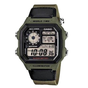Imagem de Relógio Casio Masculino Standard AE-1200WHB-3BVDF