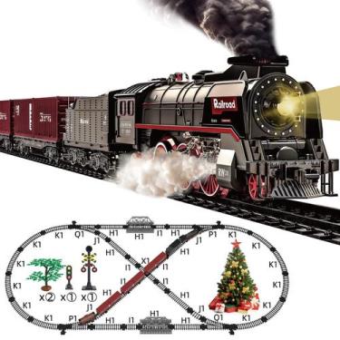 Imagem de Conjunto de trem Hitish Electric com luz realista e som e fumaça