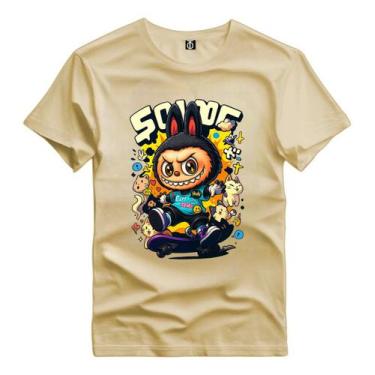 Imagem de Camiseta Estampada Labubu Monster Algodão Premium Desenho - Versitz, B