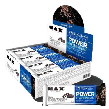 Imagem de Power Protein Bar 90G - Caixa Com 8 Unidades - Cookies