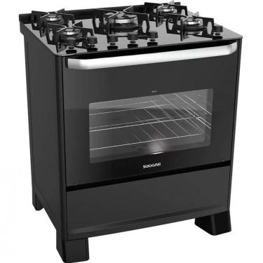 Imagem de Fogão De Piso 5 Bocas Best Cook Com Mesa De Vidro Suggar