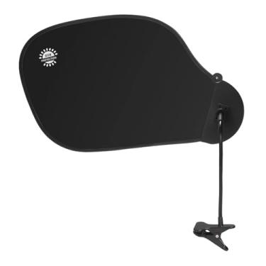 Imagem de predolo Protetor de luz para tela de computador de escritório portátil com braçadeira para proteção contra reflexos solares Acessórios leves Braço dobrável, Preto