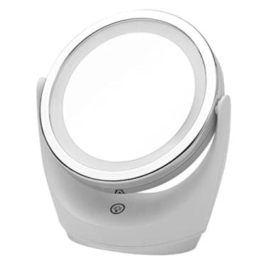 Imagem de Maquiagem Supplies 1 peça espelho iluminado para girar vidro inteligente cosméticos LED maquiagem espelho ornamento