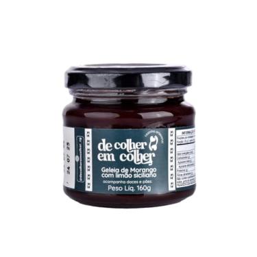 Imagem de Geleia de Morango com Limão Siciliano, De Colher em Colher, 160g