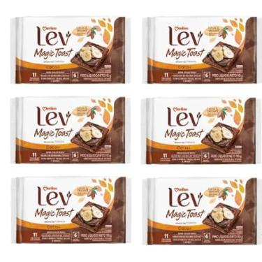 Imagem de Torrada Lev Magic Toast Cacau Marilan 110g kit 6