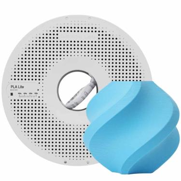 Imagem de Filamento PLA Lite Bambu Lab para Impressora 3D Ciano 1 Kg