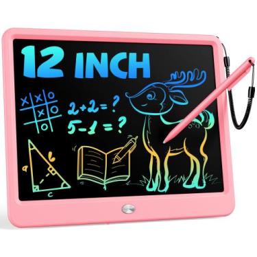 Imagem de Tablet de escrita LCD Bravokids de 12 polegadas para crianças de 3 ano