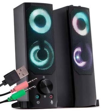 Imagem de Caixa De Som Estéreo RGB Compacta - Rick Imports