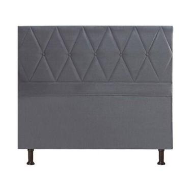 Imagem de Cabeceira Cama Box Solteiro Js Heloisa Grafite - JS TOOLS