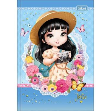 Imagem de Caderno (PEQUENO) Brochura 1/4 Jolie 80 Folhas 14 x 20cm - Tilibra, AZ