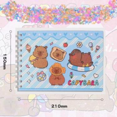 Imagem de Caderno de Colorir Capa Dura Holográfica A5 Coloring Book Estilo Bobbi