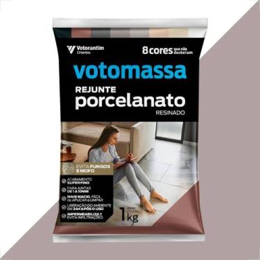 Imagem de Rejunte votomassa porcelanato cinza platina 1kg - VOTORANTIN