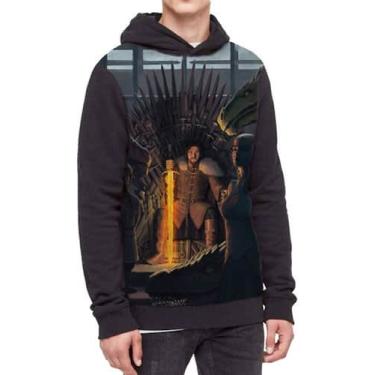 Imagem de Moletom Com Capuz Game Of Thrones Ref:152 - smoke, Preto, M
