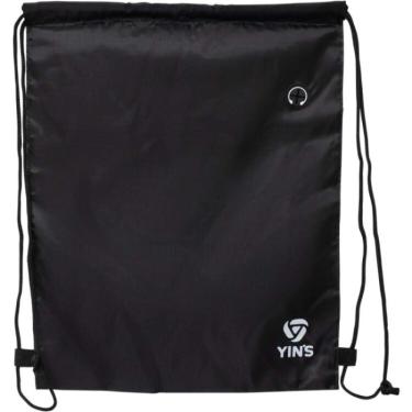 Imagem de Sacola Yins Ecobag Esportiva em Poliéster P Fone - Preto