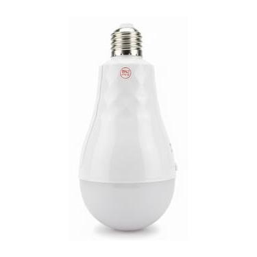 Imagem de Lâmpada LED de Emergência Inteligente JX-0902, Bivolt, 20W, E27, Bateria Recarregável 5000mWh, Autonomia 4h, Branca, 16x8cm