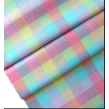 Imagem de Tecido Tricoline Xadrez Candy Color - 50 x 150 cm - Artesanalle Tecido