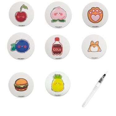 Imagem de Esponja de lona mágica para desenho 3D, esponja de lona com desenhos 3D, 8 peças, papel de textura de espuma, 1 caneta de desenho de bolha, projetos criativos, design divertido com materiais de arte