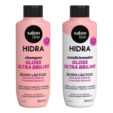 Imagem de Kit SalonLine Hidra Gloss Ultra Brilho - Shampoo+Cond 300mL