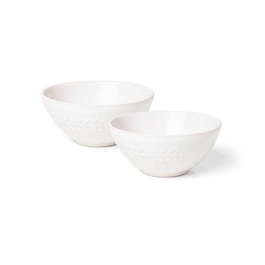 Imagem de Jogo De Bowl Copa E Cia 2 Peças Tramato Em Cerâmica Off-white