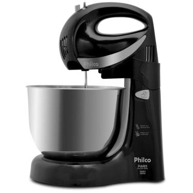 Imagem de Batedeira Philco Paris Inox Duo Mixer Turbo 2 Preta 110V