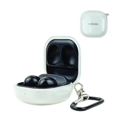 Imagem de Capa Protetora Nerdcase Compatível com Samsung Galaxy Buds FE, Buds 2, Pro e Live, Silicone Transparente
