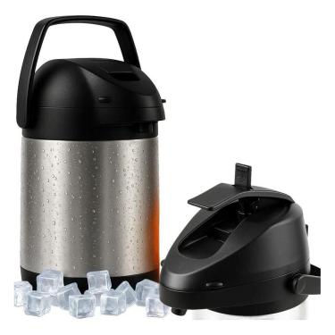 Imagem de Garrafa Térmica Azarte Inox 2,5L Tereré - 24H Frio