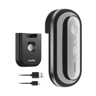 Imagem de Canslab Abridor de latas elétrico retrô, preto