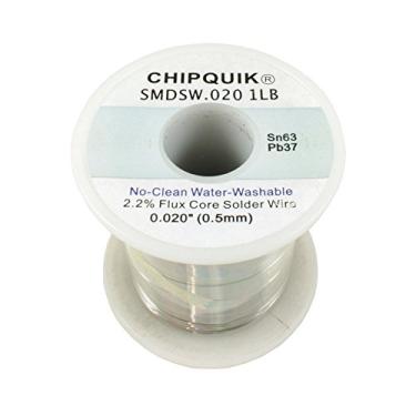 Imagem de Chip Quik Fio de solda SMDSW.020 0.5 kg 63/37 estanho/chumbo sem limpeza .020 450 libras