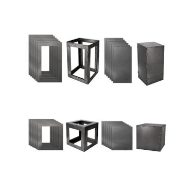 Imagem de Kit de prática de soldagem de 24 peças, cupons de soldagem de aço calibre 16 para MIG TIG Stick, conjunto de treinamento de soldagem para iniciantes para projetos de metal DIY, aço de baixo carbono