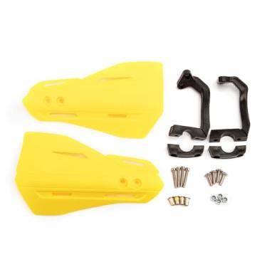 Imagem de Protetor de mão para guidão de motocicleta 22 28 mm para Dirt Bike Motorcycle MX Supermoto Racing ATV Motocross HandGuards (Amarelo)