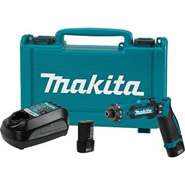 Imagem de Makita DF012DSE 7.2V Lithium-Ion Cordless 1/4" Hex Driver-Drill Kit with Auto-Stop Clutch