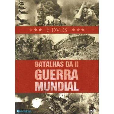Imagem de Box Batalhas da Segunda Guerra Mundial 6 DVDs Original - UNIVERSAL