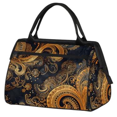 Imagem de Bolsa de viagem à prova d'água para mulheres e homens, com zíper, leve, esportiva, academia, bagagem, bolsa de treino para viagem, ioga, acampamento, A06: cor 20