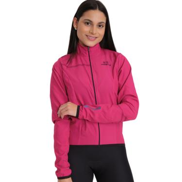 Imagem de Jaqueta Corta Vento de Ciclismo Feminina Márcio May Sport Pink