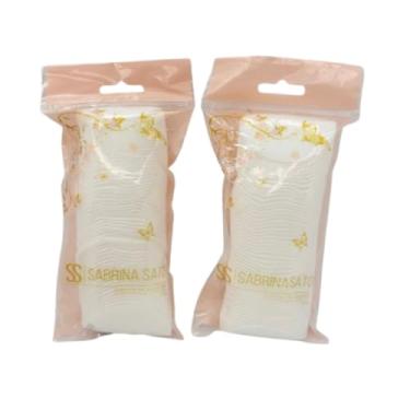 Imagem de Disco de Algodão Sabrina Sato Remover Maquiagem - Macio e Absorvente Dermatologicamente Testado