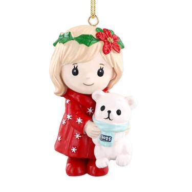 Imagem de 2025 Enfeites de Natal para meninas e ursinhos fofos para mulheres, enfeite de resina para pendurar na janela do carro, decoração de festa de aniversário, presentes para sua namorada, adolescentes