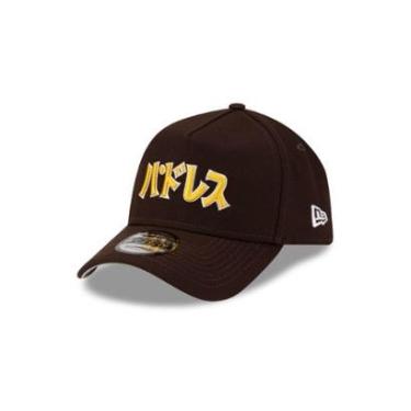 Imagem de BONE NEW ERA 9FORTY A-FRAME SAN DIEGO PADRES MLB HYPERFLY MARROM-Masculino