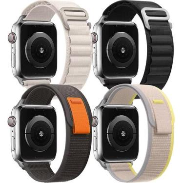 Imagem de Pulseiras 4 Alpine Trail Loop Compatível com Apple Watch Band 42mm 44m