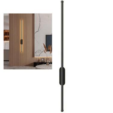 Imagem de Luminaria Arandela Perfil Led Slim Fit 3 Em 1 Luz Indireta Moderna Parede Decoraçao Quarto Sala Minimalista Ambiente