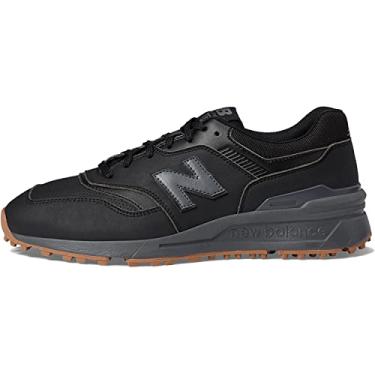 Imagem de New Balance Tênis de golfe masculino 997 Sl, Preto/cinza, 46