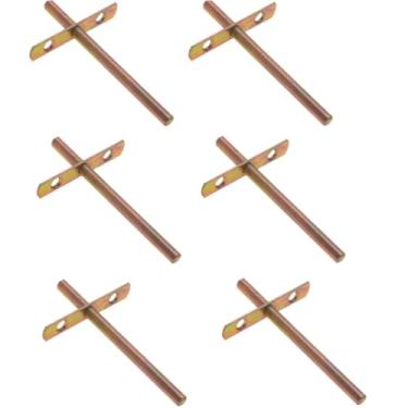 Imagem de Suporte Invisível de Embutir para Prateleira 10cm a 30cm Parafusos e Buchas para instalação(10cm,6 Peças)