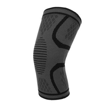 Imagem de Joelheira Cinta Apoio De Joelho Compressão Antiderrapante Fitness Esporte Caminhada Preto