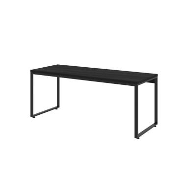 Imagem de Mesa Kuadra Diretor 180x70x75cm Preto ônix - Est. Preta Preto ônix - Est. Preta