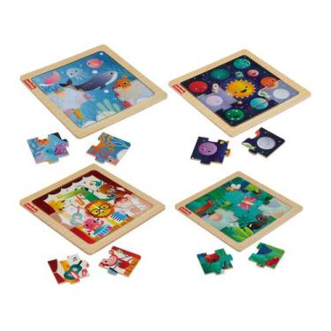 Imagem de Quebra-cabeça 3D 10 Peças Natureza Fisher-Price - Mattel