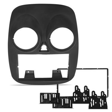 Imagem de Moldura do Painel 7 Polegadas Palio Attractive 2012 a 2017 Grand Siena 2021 Grafite