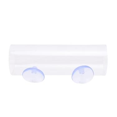 Imagem de TOPINCN Tubo de Descanso do Túnel de Peixes Betta para Bettas Com Ventosa Transparente Oco Acessórios do Tanque de Peixes para Esconder Jogar Reprodução (Tamanho Grande 58mm)
